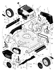 Part Location Diagram of F-99465 Murray Instruction Book